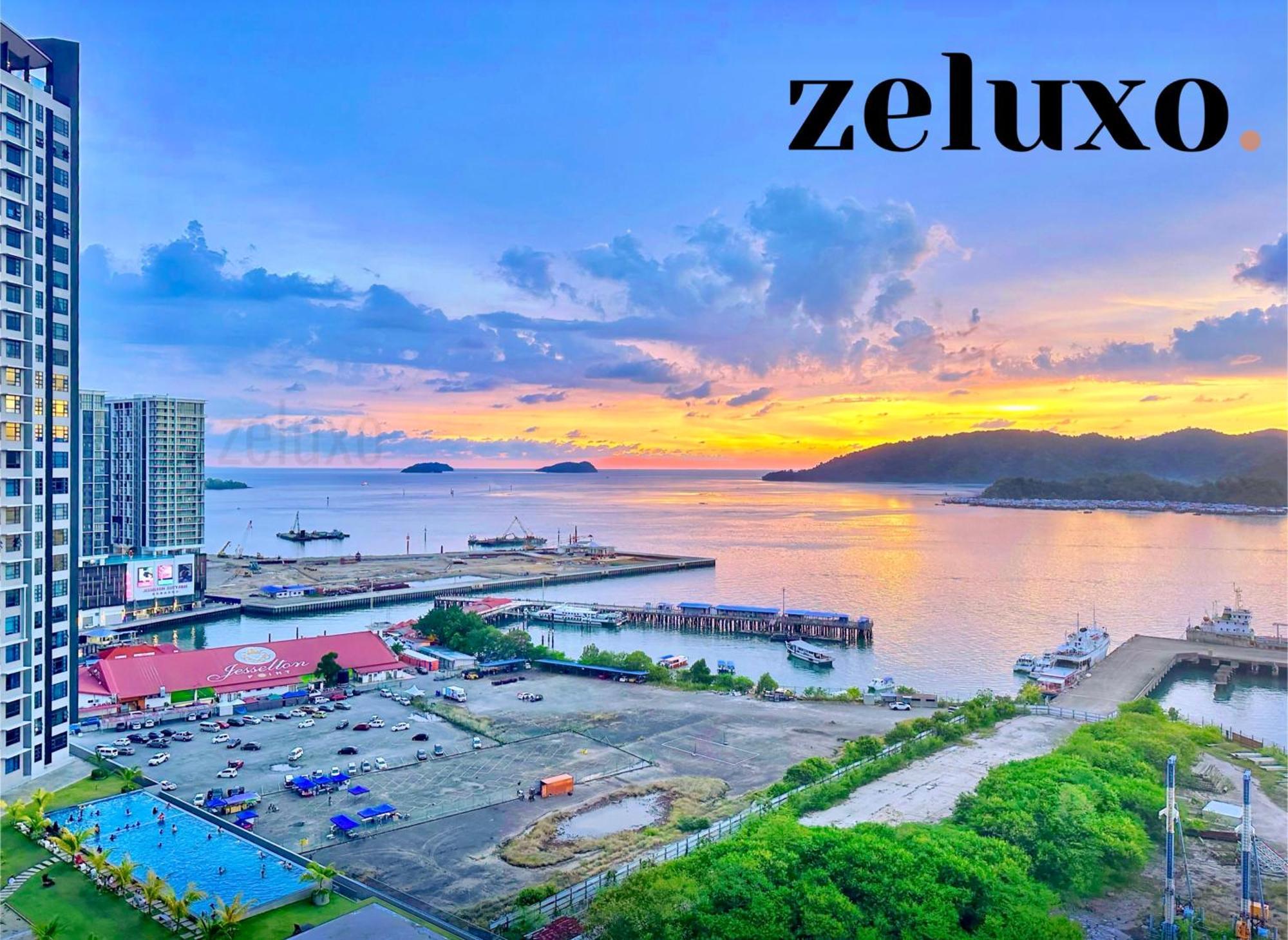 #6 Jesselton Quay City Pads Seaview By Zeluxo Kota Kinabalu Ngoại thất bức ảnh